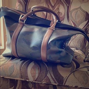 Camo Coach duffel bag